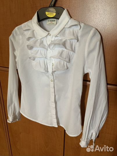 Школьная рубашка на девочку