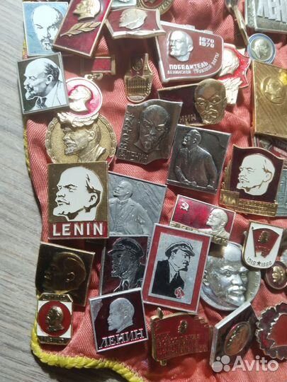 Значки СССР ленин