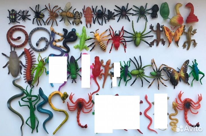 Животные киндер насекомые птицы другие 400+ штук