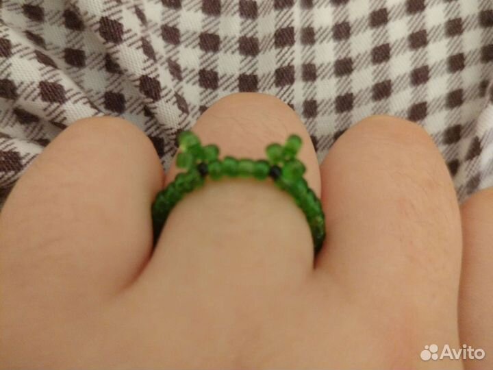 Кольцо из бисера 