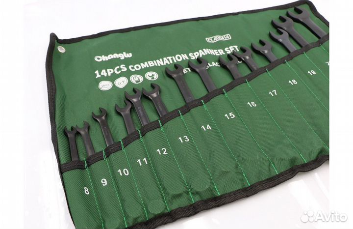 Набор комбинированных ключей 14 шт. (8-24 мм)