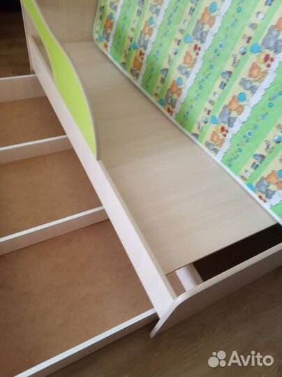 Детская кровать от 3 лет с бортиками