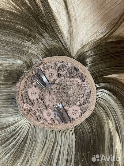 Накладка с челкой, резинка, валик