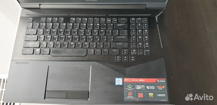 Игровой ноутбук msi 17