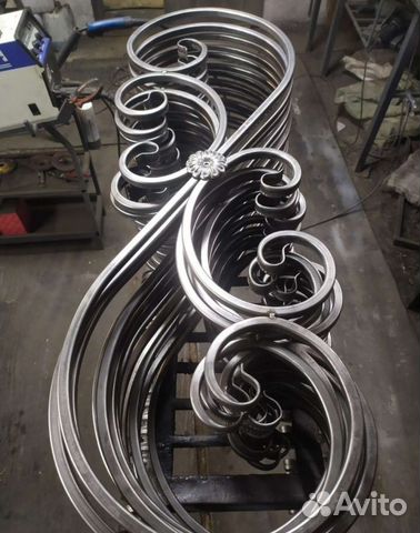 Декоративные элементы(узор из трубы)