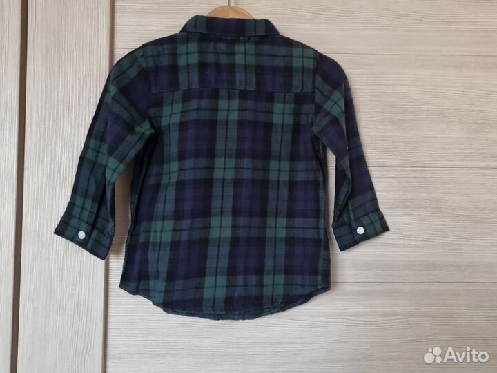 Рубашка клетчатая H&M 80