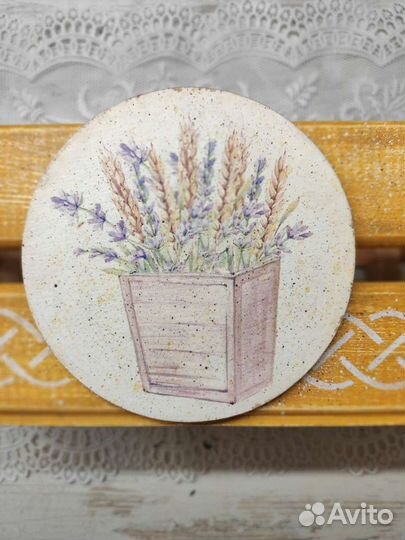 Подставки под бокалы, короб из сосны