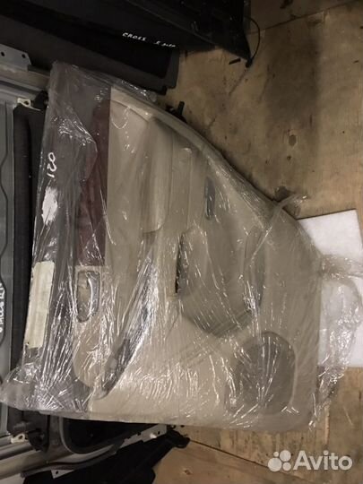 Обшивка двери на Prado 120 бежевая