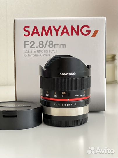Samyang 8mm f2.8 fish EYE II Fuji X-mount