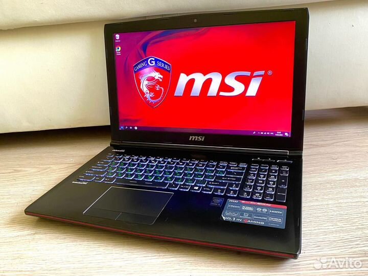 Игровой MSI 15.6 Core I5+GTX/16DDR/SSD+HDD