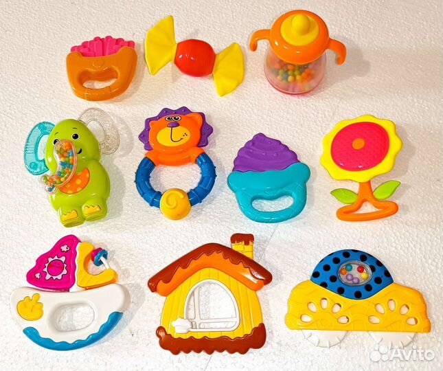 Набор погремушек-прорезывателей