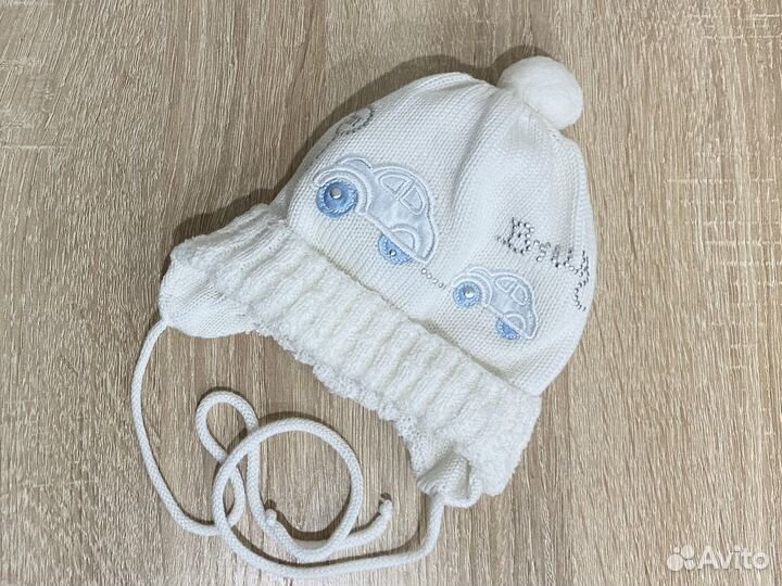 Шапочка для новорожденного мальчика