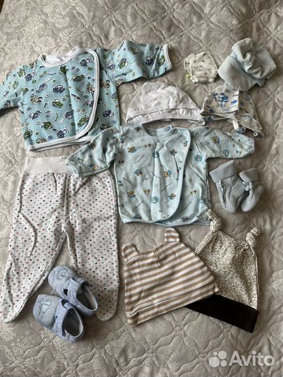 Вещи пакетом на мальчика от 0 до 1 года