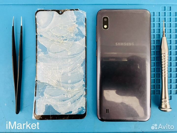 Замена стекла samsung A10 (A105)