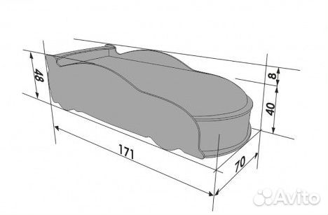Кровать машинка