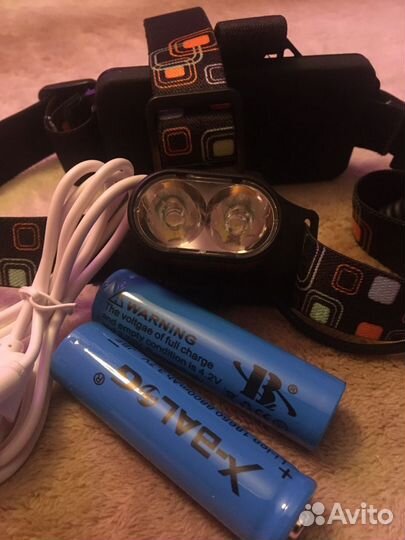 Легкий и очень яркий Налобный фонарь К 28-Т6