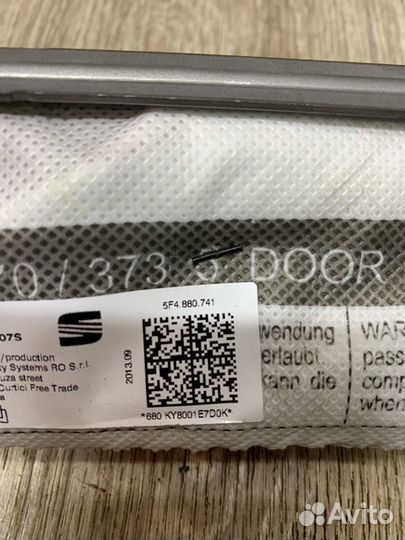 Seat Leon 5F 2013 Подушка безопасности боковая LH