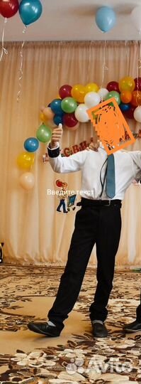 Костюм брюки и рубашка 140