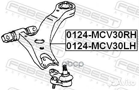 Рычаг правый toyota camry V30/V40 0124-MCV30RH