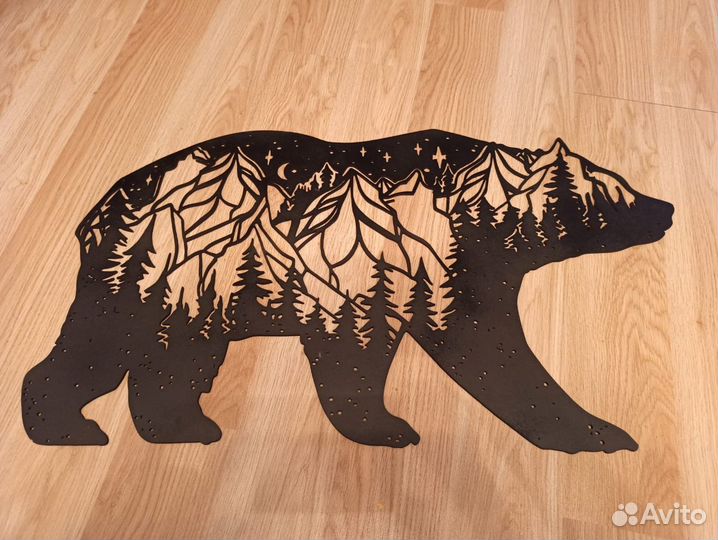 Панно Медведь новое