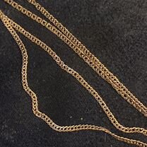 Золотая цепь 585 якорное плетение 45 размер