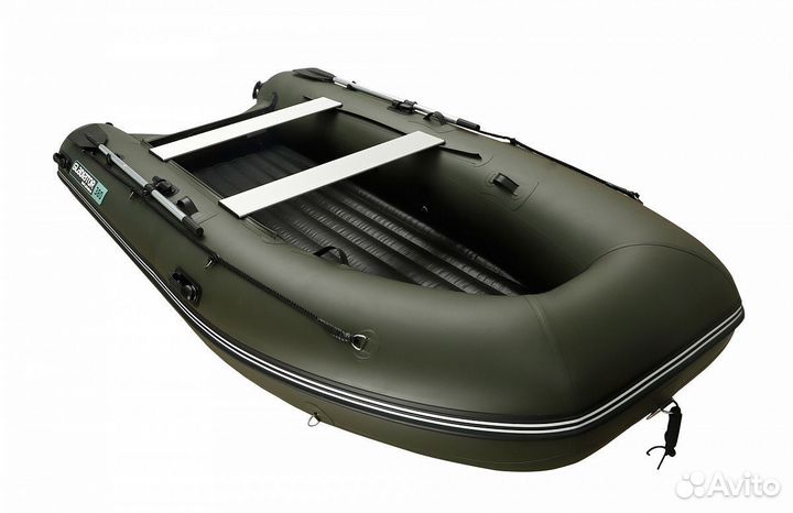 Лодка пвх gladiator E380PRO зеленая