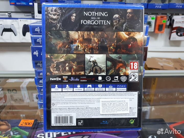 Средиземье тени войны PS4