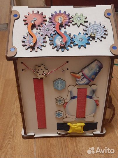 Бизиборд домик со светом