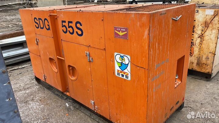 Продам дизельный генератор AIR MAN SDG55S