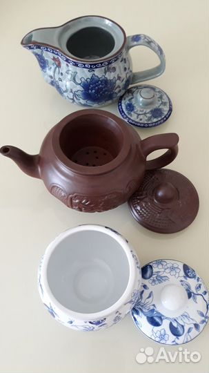 Сахарница фарфоровая Rosenberg, чайник заварочный