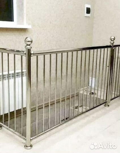 Ограждения, перила лестниц из нержавейки