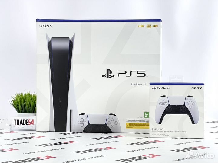 Sony PlayStation 5 два геймпада 600 Игр