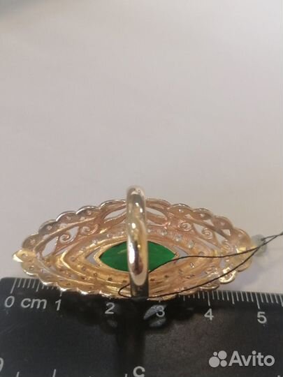 Кольцо золото 585 вес 12,9 р-р 18,75 (6661)