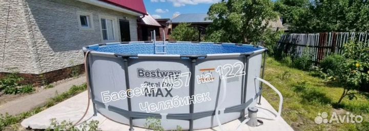 Каркасный бассейн 457х122 полный комплект