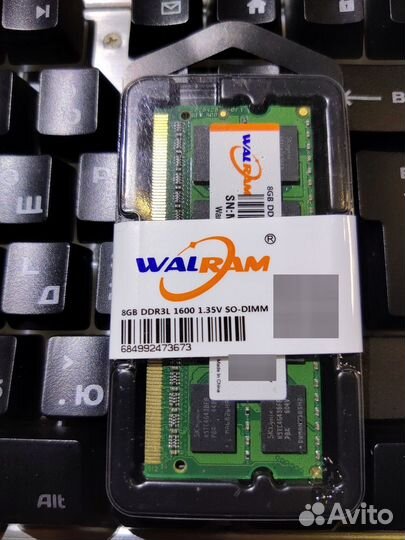 Оперативная память ddr3l 8gb. Новая