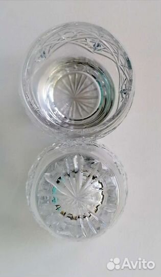 Новый набор 6 стопок хрустальные 100мл