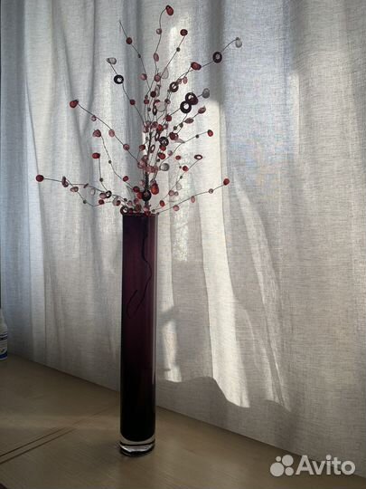 Ваза стекло ikea+декор