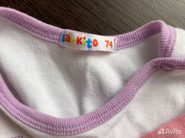 Боди для девочки 68 74