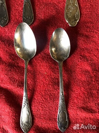 Мельхиоровые ложки десертные, чайные, кофейные