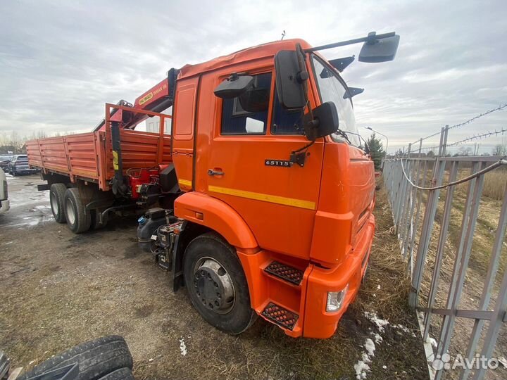 КАМАЗ 65115 с КМУ, 2021