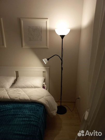 Торшер напольный IKEA чёрный