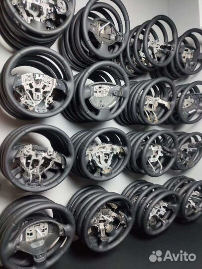 Руль Ford Focus 2 под круиз - контроль перетянутый