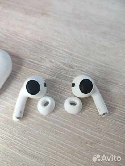 Apple Airpods Pro + Чехол Ярко-Мраморные