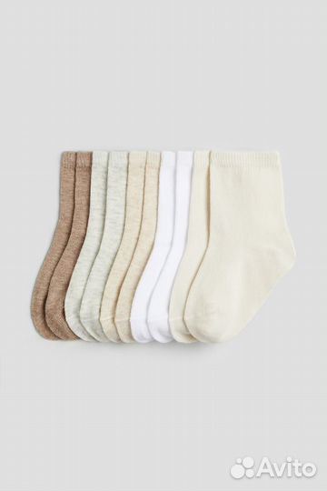 Носки hm набор 10 шт новые 74 оригинал