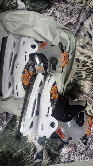 Коньки раздвижные 30 33