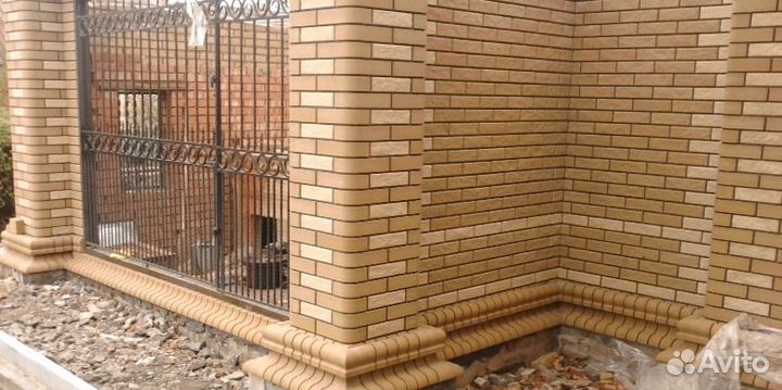 Кирпич для забора гиперпрессованный