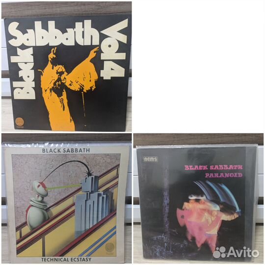 Пластинки Black Sabbath