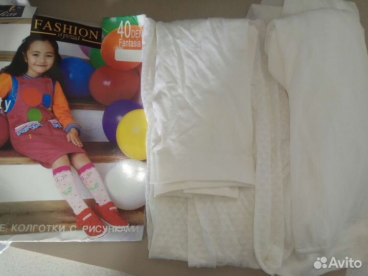 К 1 сентября Фартук,колготки,резинки,заколки,обод