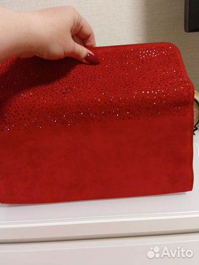 Сумка клатч натуральная кожа женская