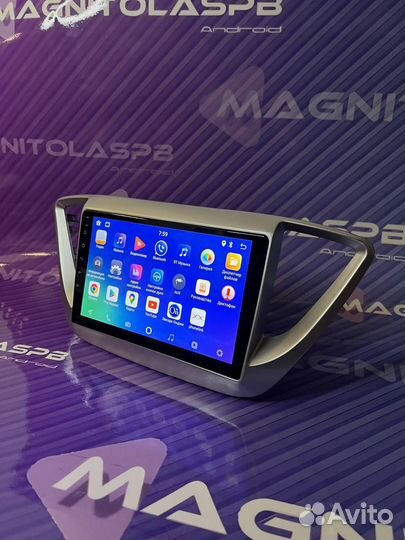 Магнитола Android Hyundai Solaris (2017-2020)